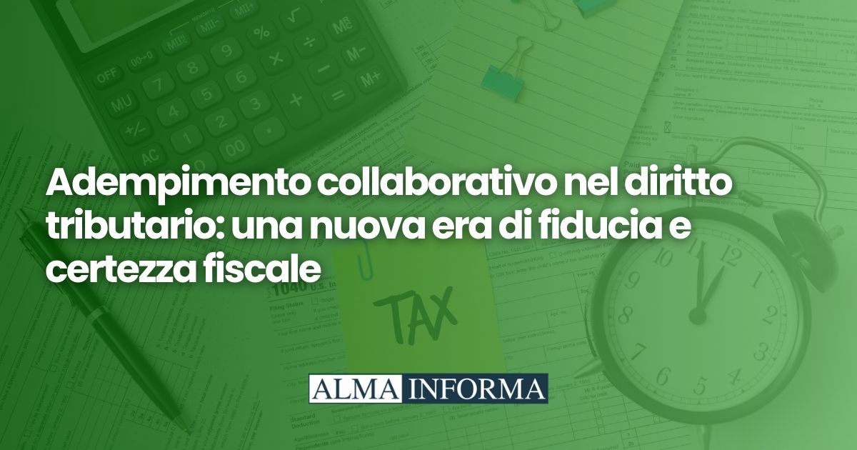 Adempimento collaborativo nel diritto tributario