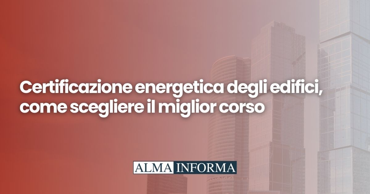 certificazione energetica degli edifici