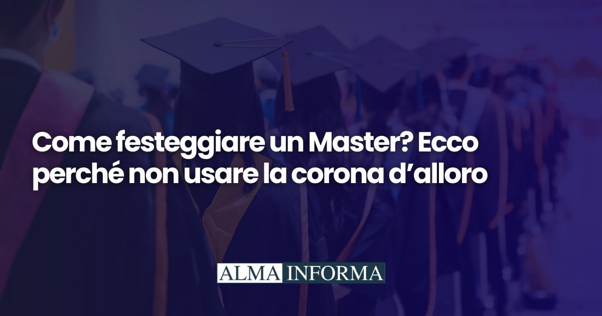 Come festeggiare un Master