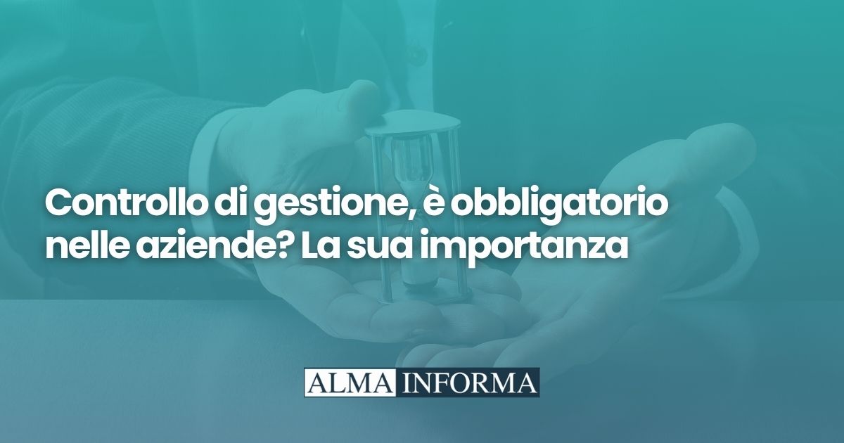 Controllo di gestione, è obbligatorio