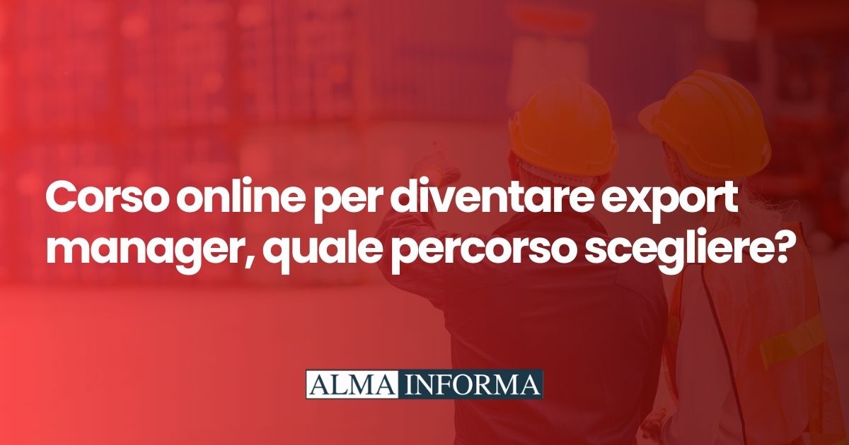 diventare export manager