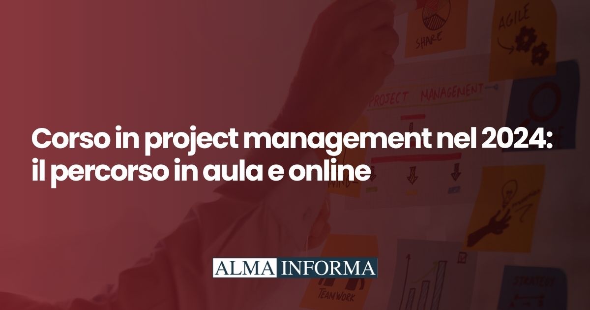 Corso in project management nel 2024