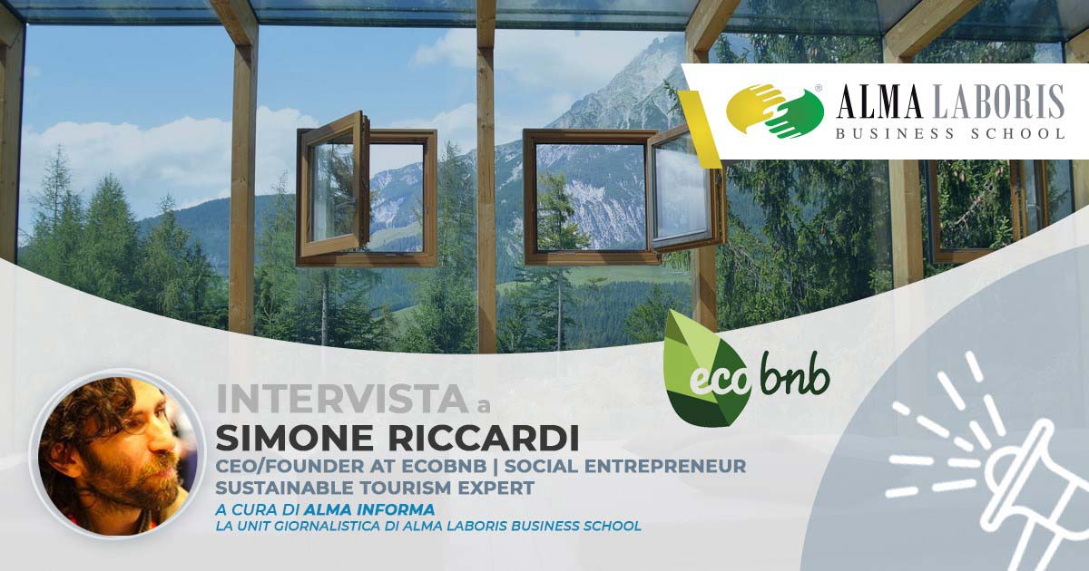 Sostenibilità ambientale: l’intervista a Simone Riccardi, co-founder di EcoBnb