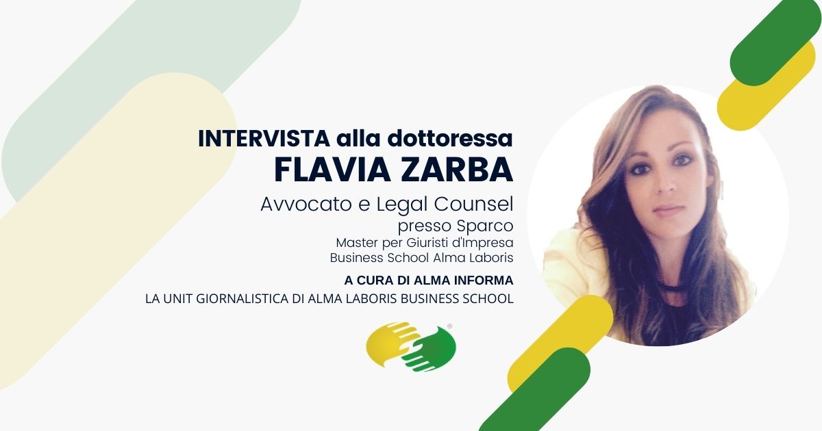 La giurista d’impresa Flavia Zarba racconta il Master di Alma Laboris e la sua carriera