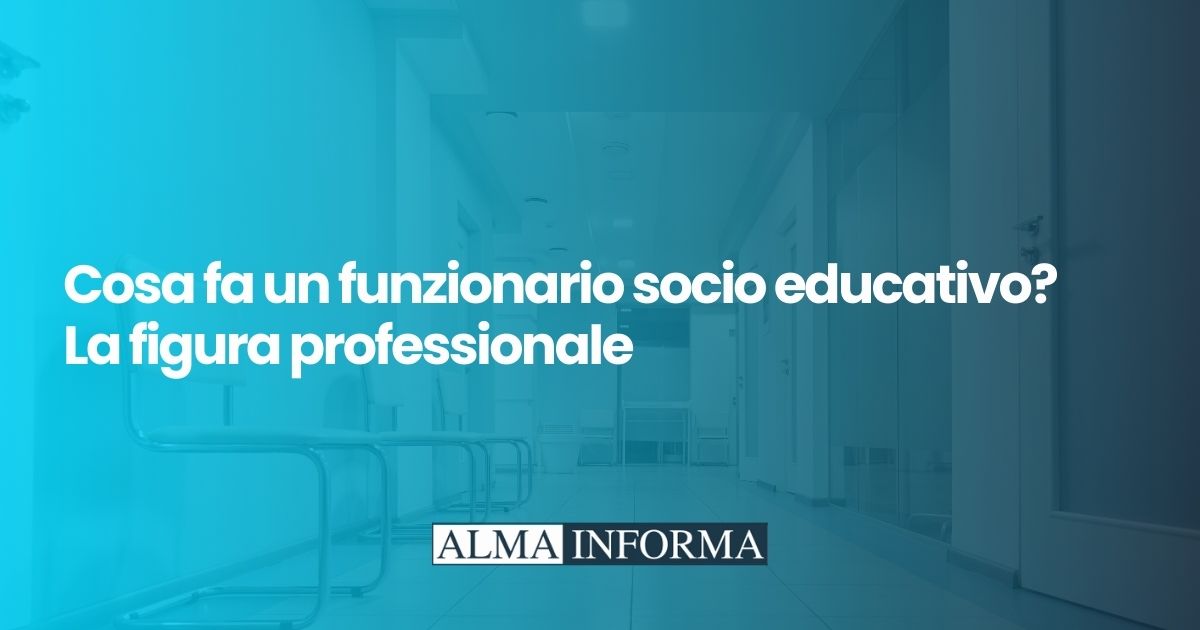 funzionario socio educativo