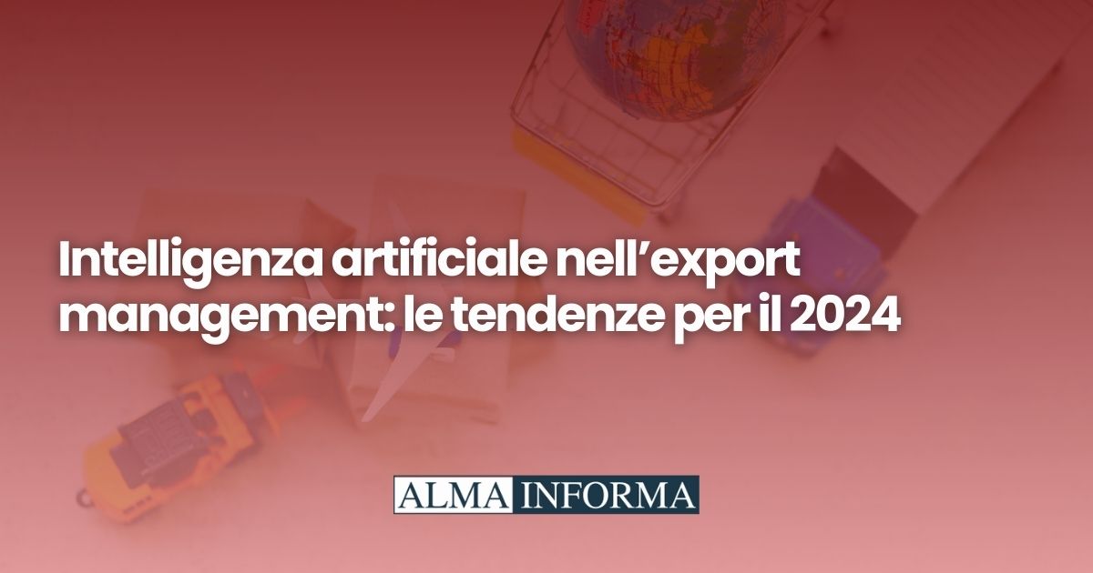 Intelligenza artificiale nell’export management