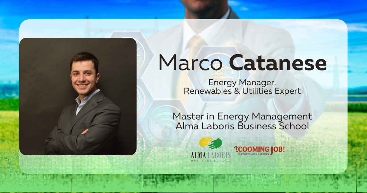 Master Energy Management, il dottor Marco Catanese: “Il trampolino di lancio della mia carriera”