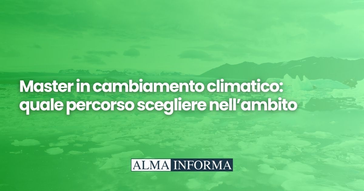 Master in cambiamento climatico