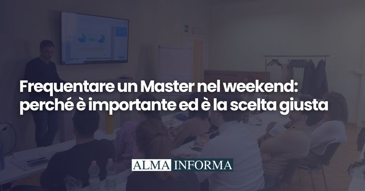 Master nel weekend