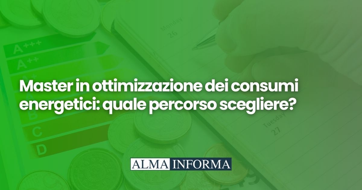 Master in ottimizzazione dei consumi energetici