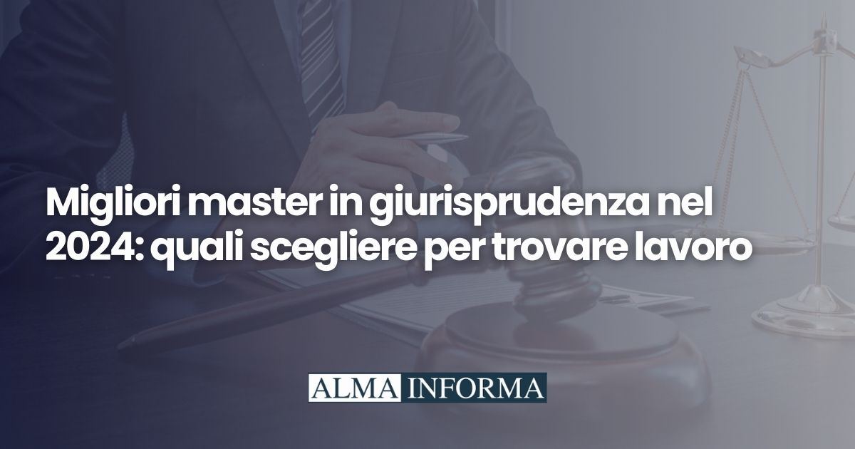 Migliori master in giurisprudenza nel 2024