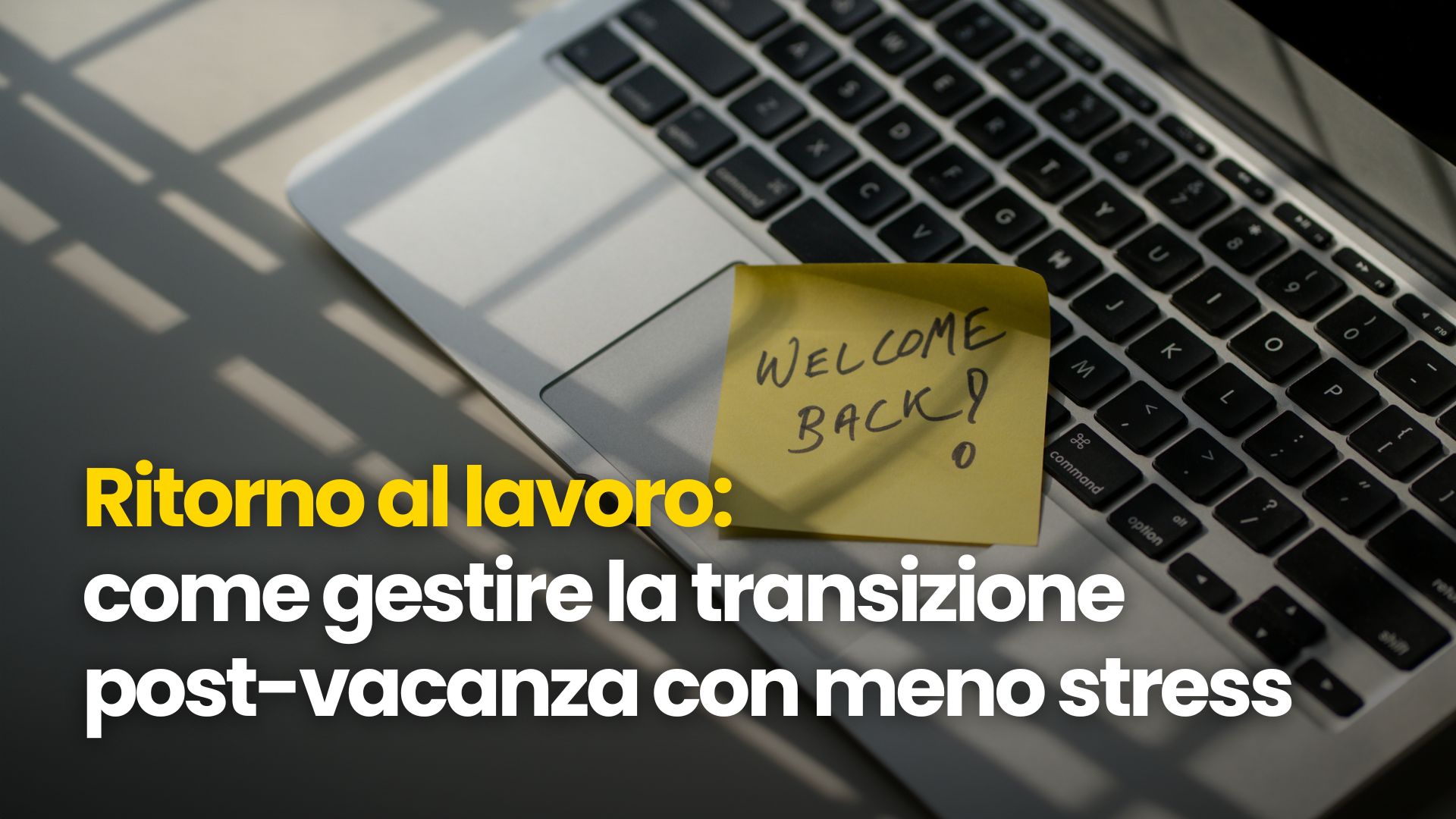 Ritorno al lavoro