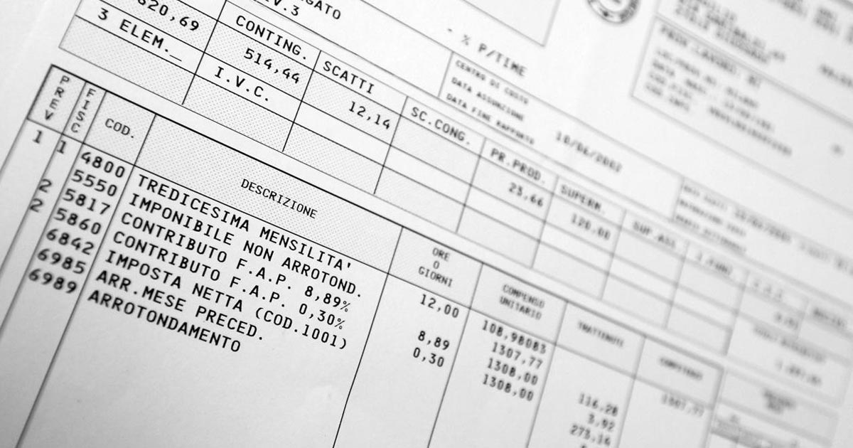 Busta paga: vale come prova del pagamento dello stipendio?