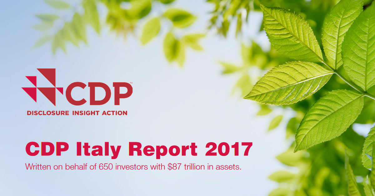 Riduzione emissioni: report CDP 2017 su impatto ambientale in Italia 