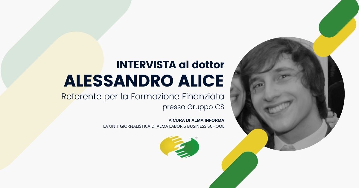 Il dottor Alessandro Alice: “Dopo il Master ho avuto tante opportunità”