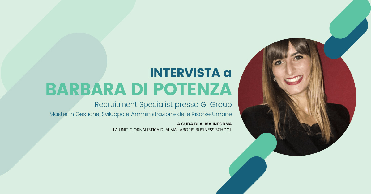 La dottoressa Barbara Di Potenza: “Il Master mi ha aiutato tanto per inserirmi nel mondo del lavoro”