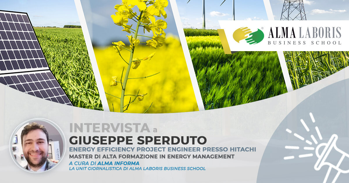 L’ingegnere Giuseppe Sperduto, Master Energy Management