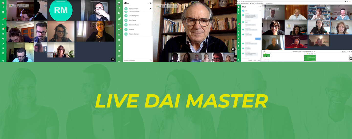 Terminata la Prima fase dei Master - Live dalle Aule Virtuali 