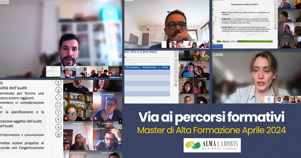 Master di Alta Formazione Aprile 2024: via ai percorsi Online