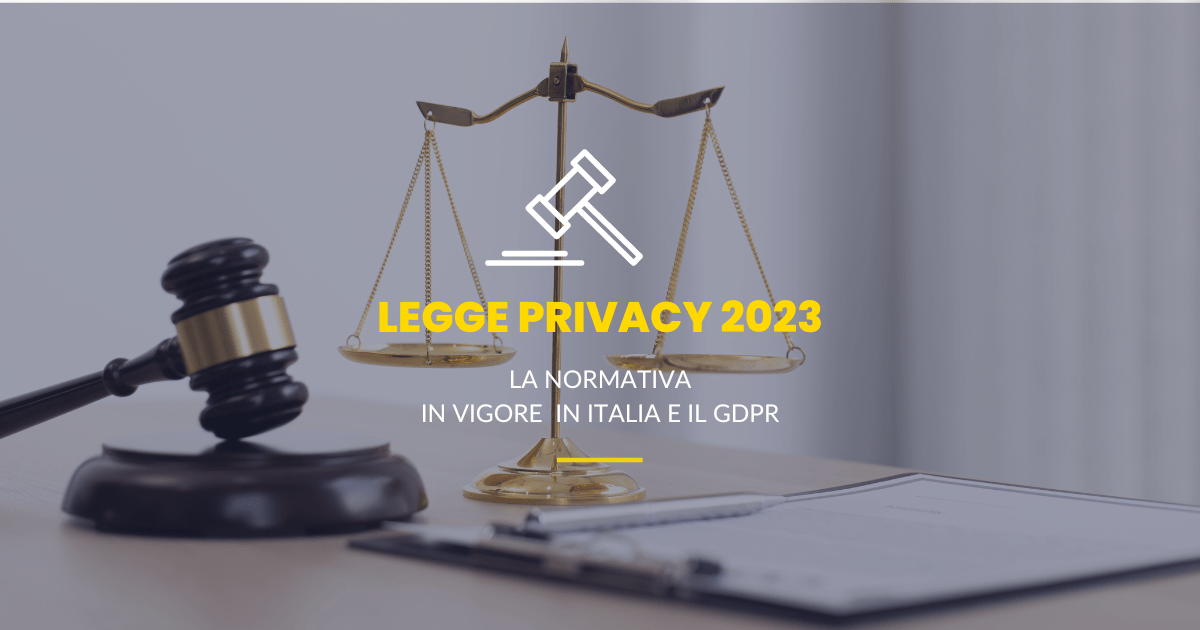 Legge privacy 2023