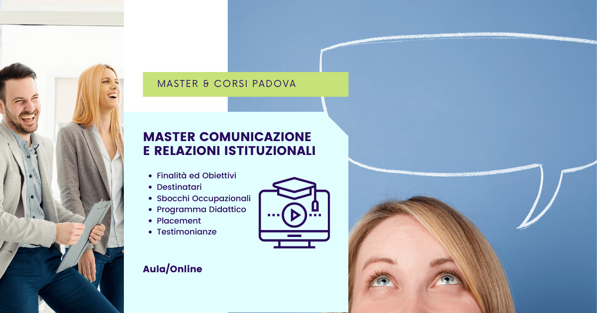 Master Comunicazione e Relazioni Istituzionali Padova