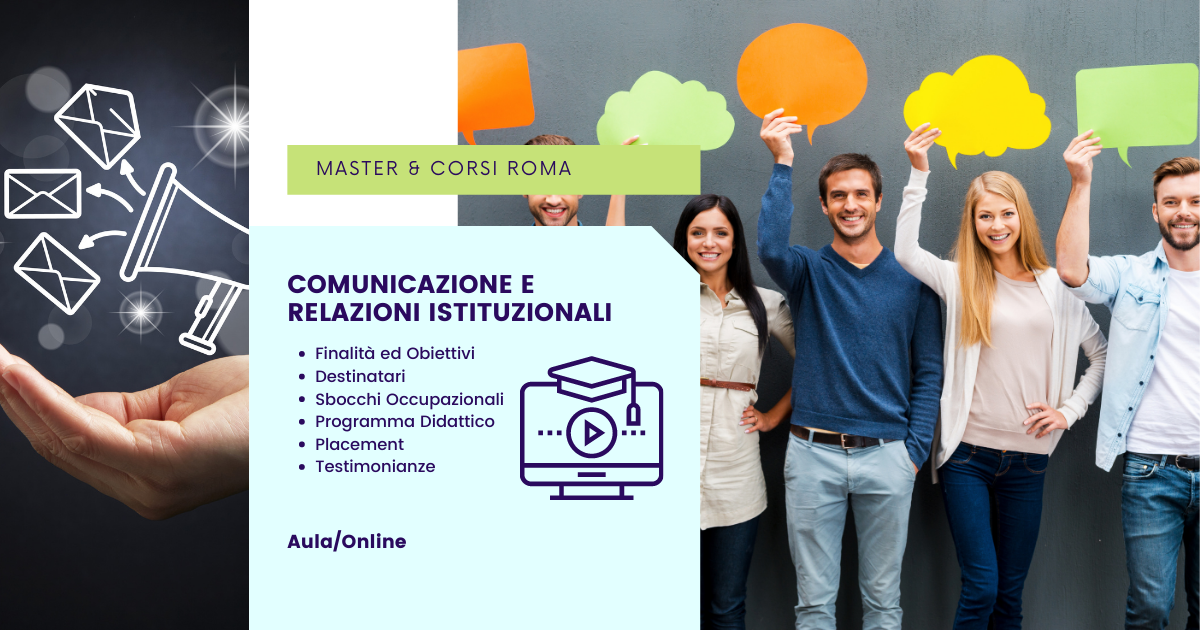Master Comunicazione e Relazioni Istituzionali Roma