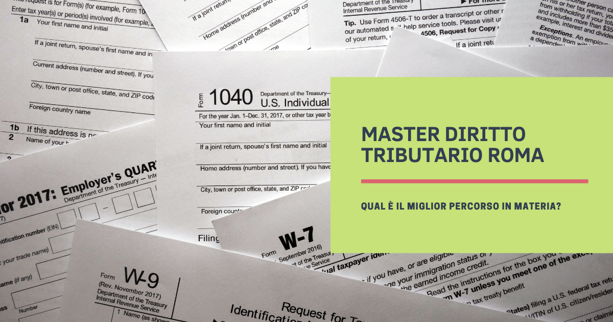 Master Diritto Tributario Roma