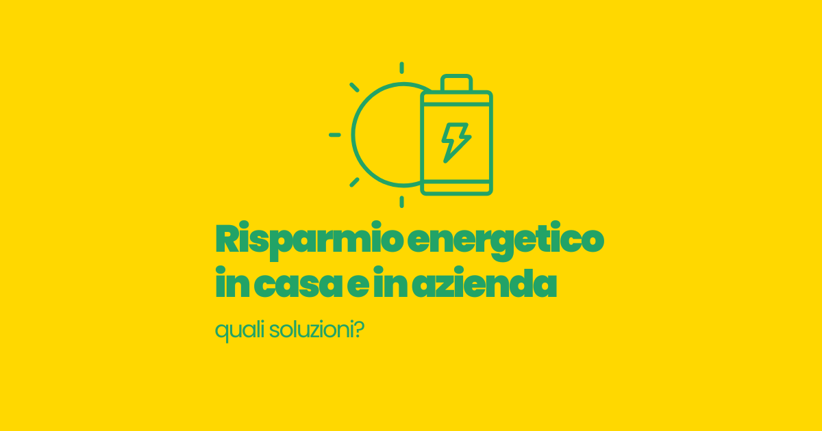 Risparmio energetico