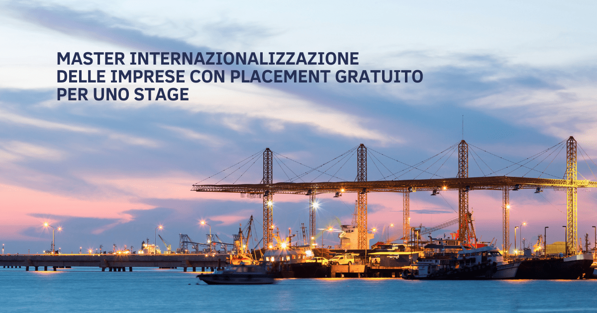 Master internazionalizzazione delle imprese