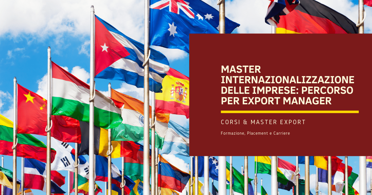 Master internazionalizzazione delle imprese