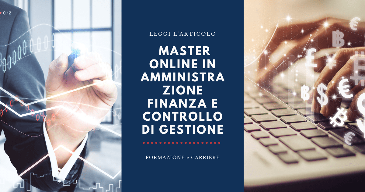 Master Online in Amministrazione Finanza e Controllo di Gestione