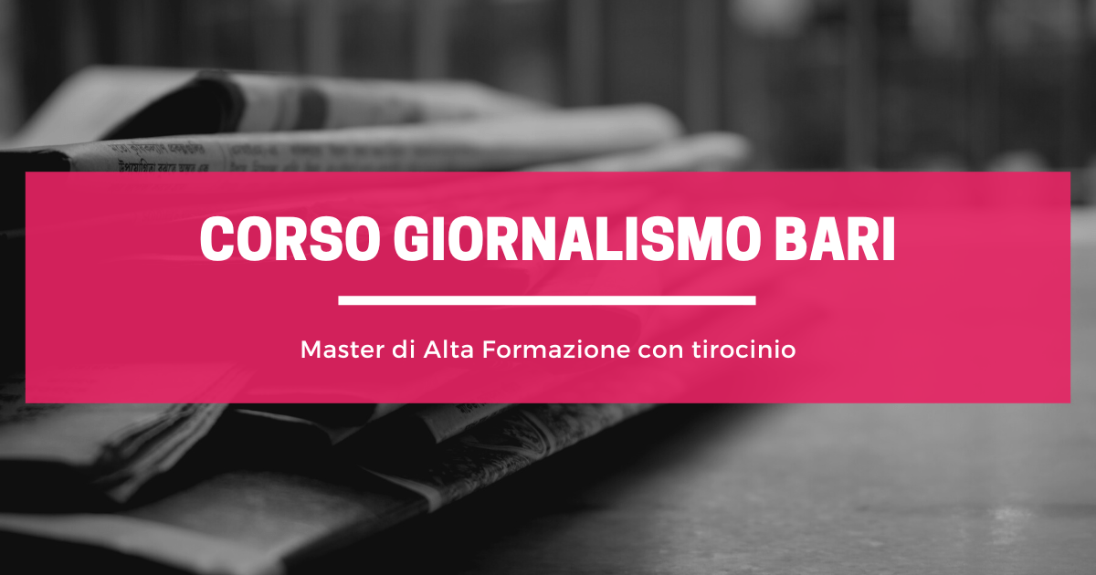 Corso Giornalismo Bari