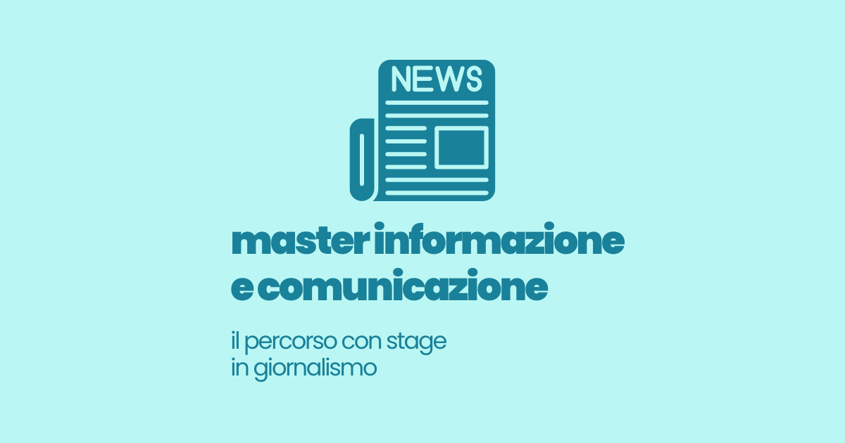 Master informazione e comunicazione