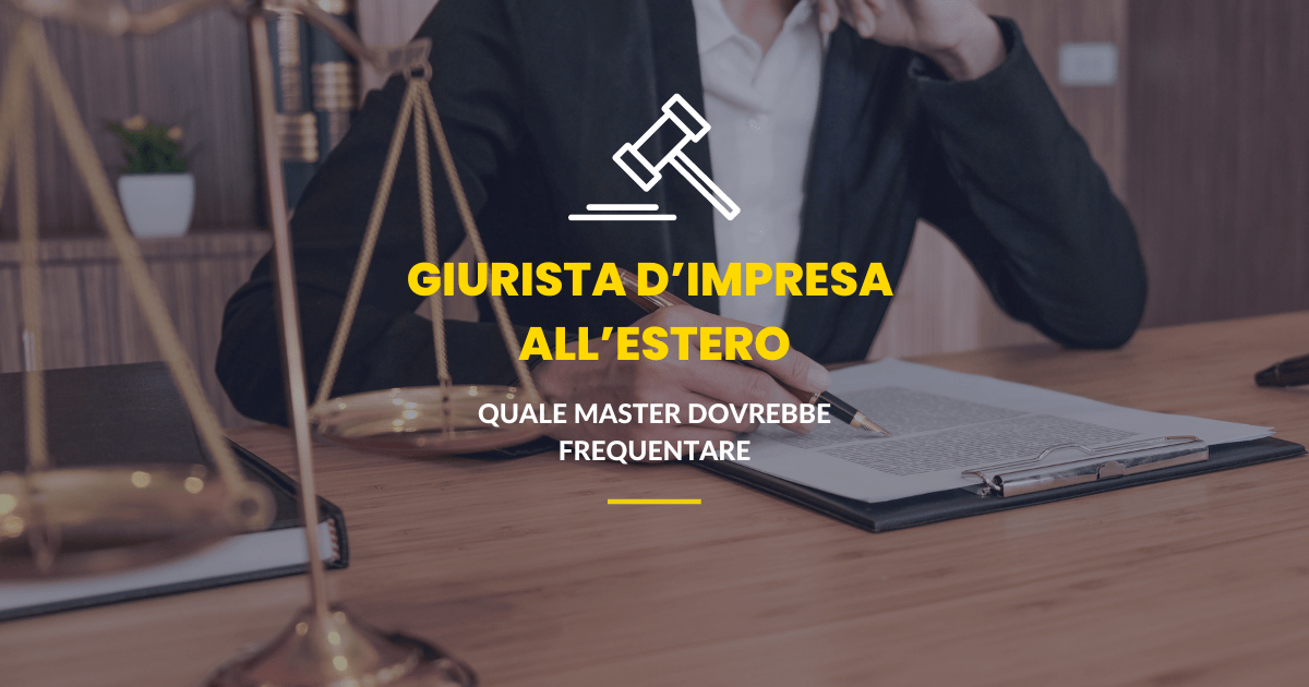 Giurista d’impresa all’estero