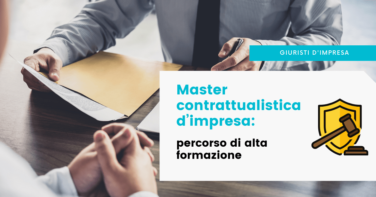 Master contrattualistica d’impresa