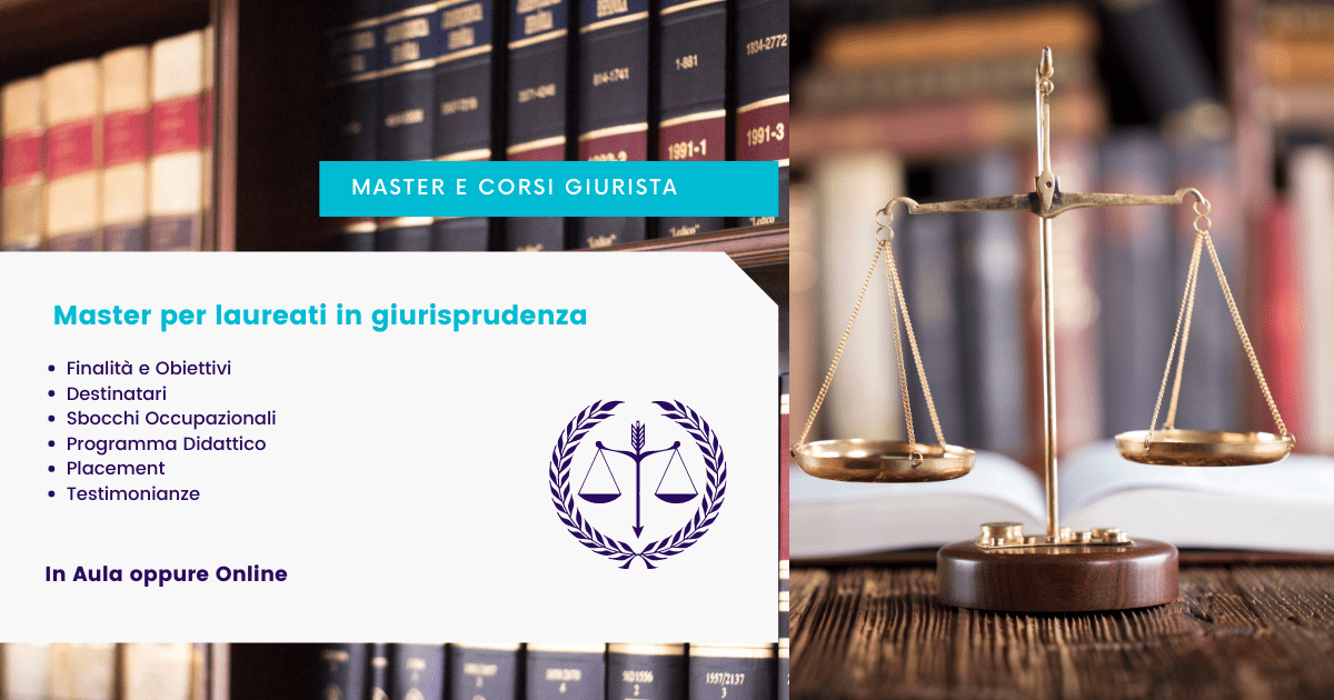 Master per laureati in giurisprudenza