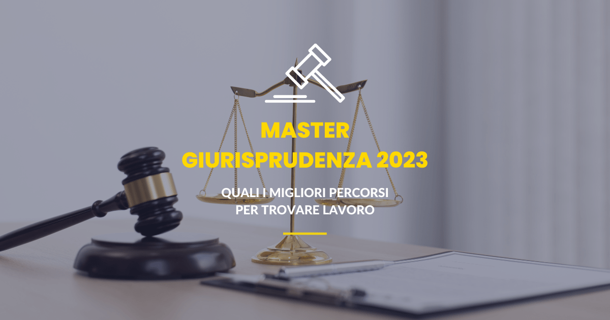 Master giurisprudenza 2023