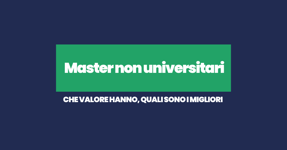 Master non universitari