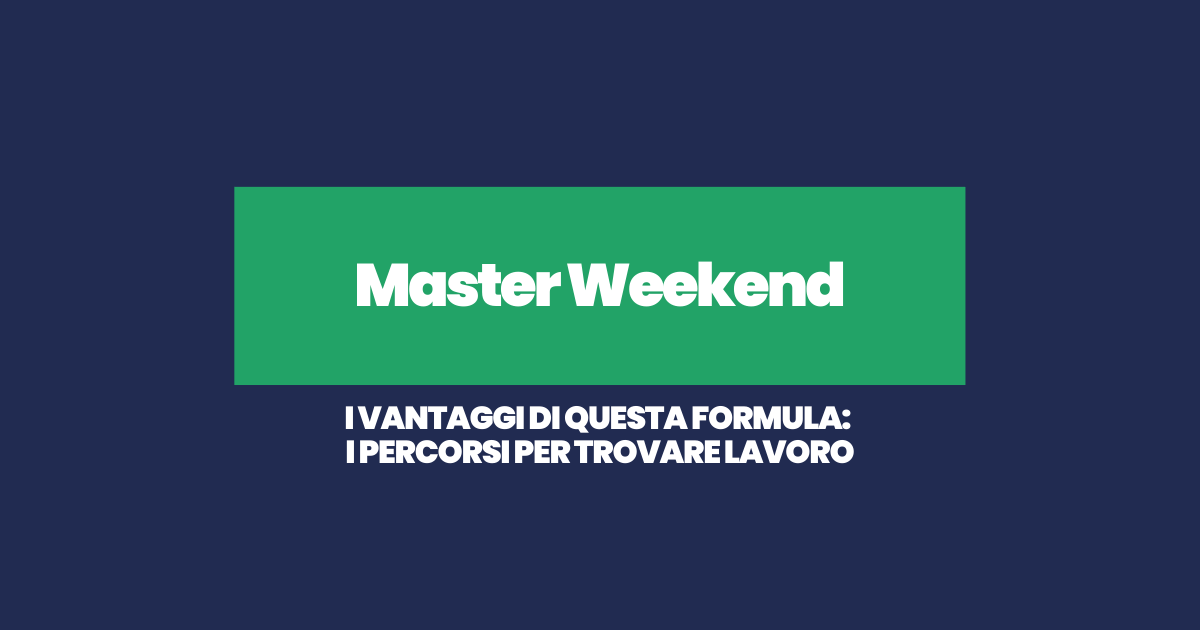 Master Weekend
