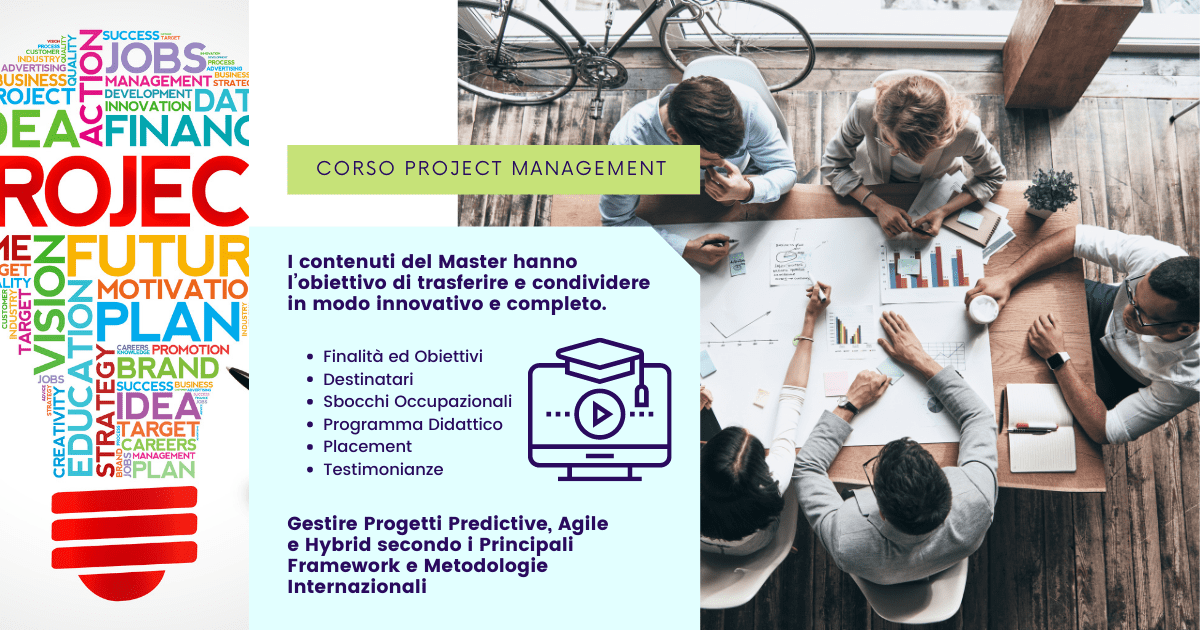 I contenuti del Master hanno l’obiettivo di trasferire e condividere in modo innovativo e completo