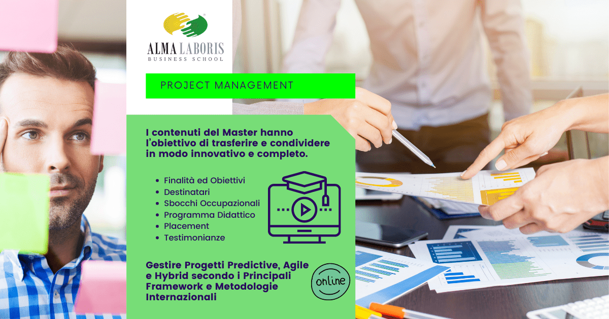 Master di Alta Formazione Project Management Online