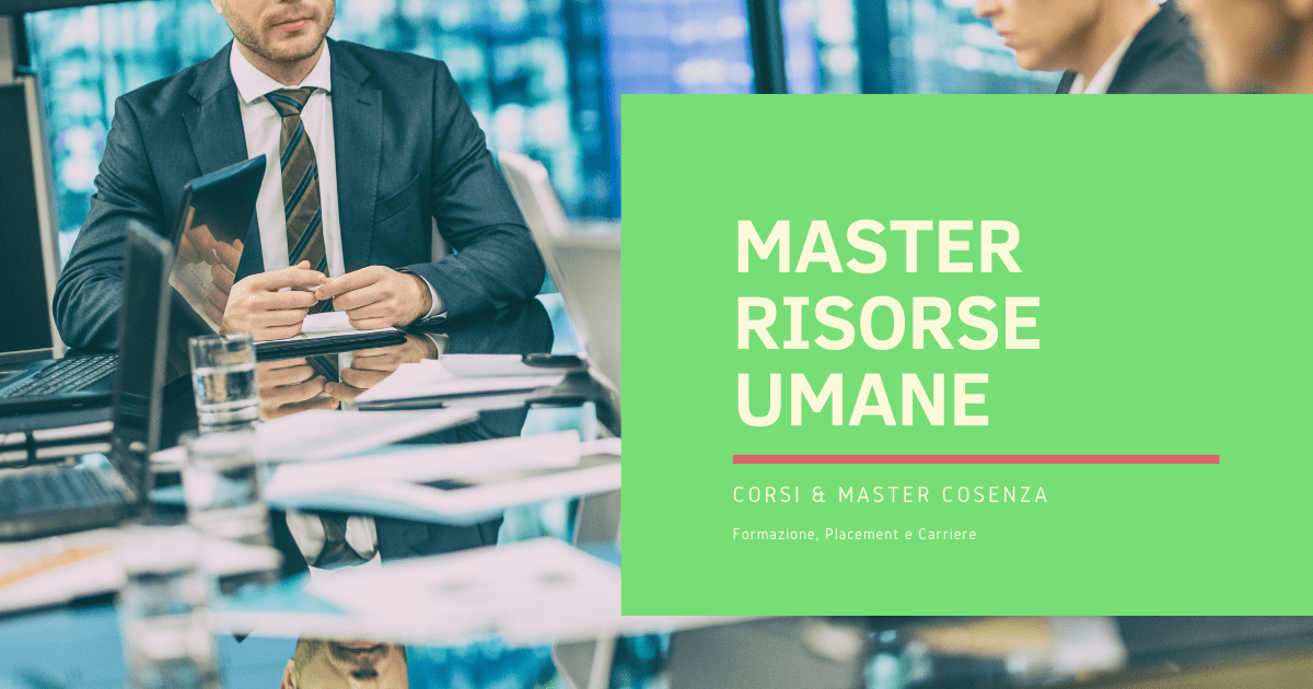 Master Risorse Umane Cosenza