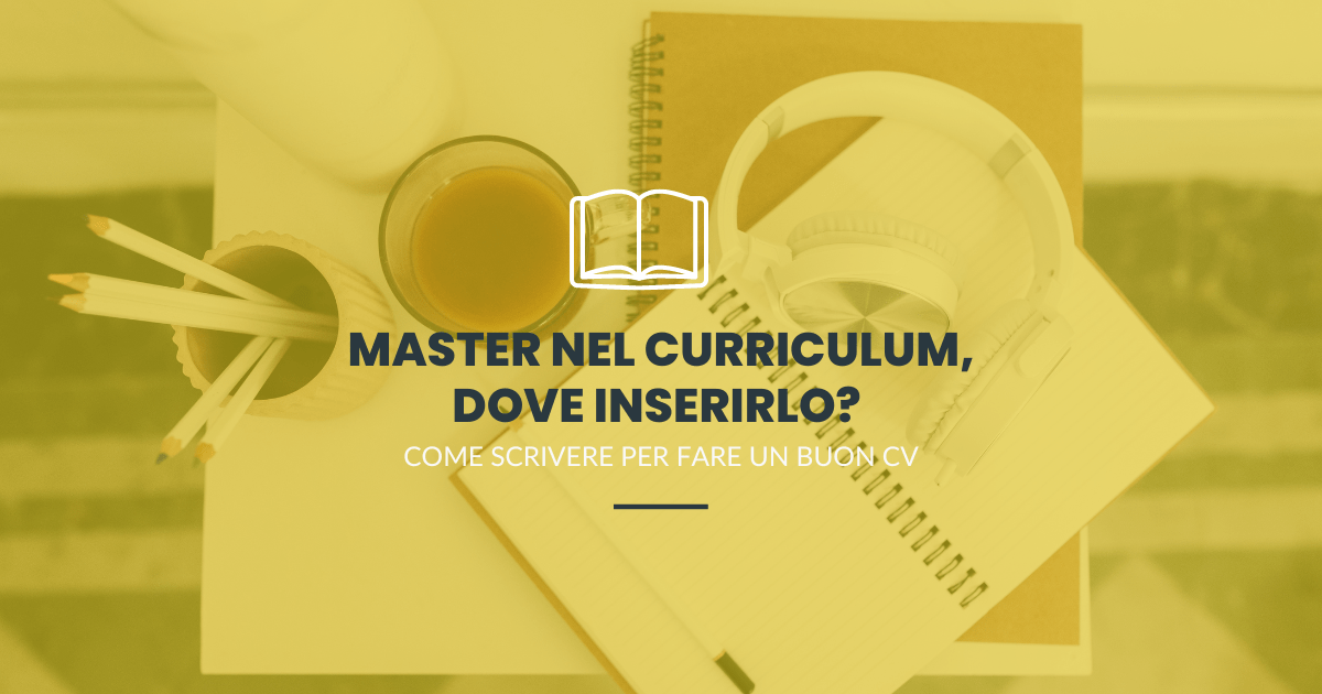 Master nel curriculum