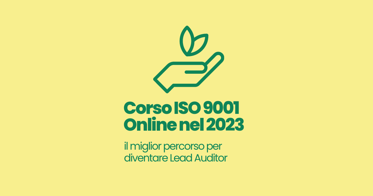 Corso ISO 9001