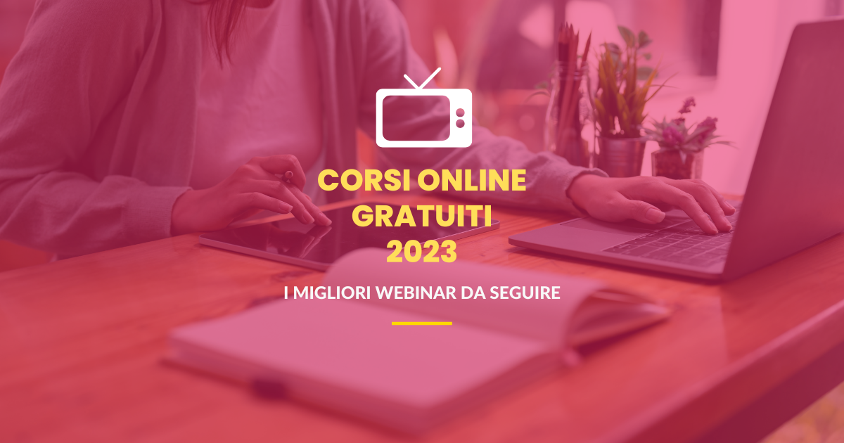 Corsi online gratuiti 2023